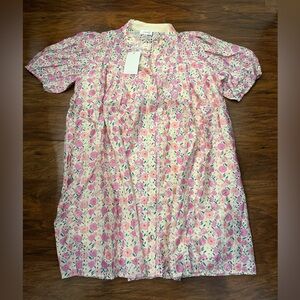 NWT Lovelo Floral Eyelet Mini Dress Size S